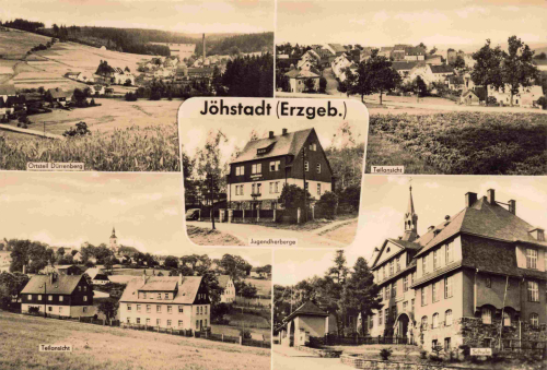 Joehstadt Ore Mountains multi-view postcard * 1969