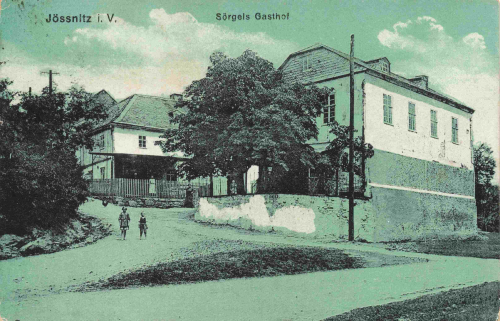 Jössnitz Plauen Vogtland Sörgel Gasthof o 1928
