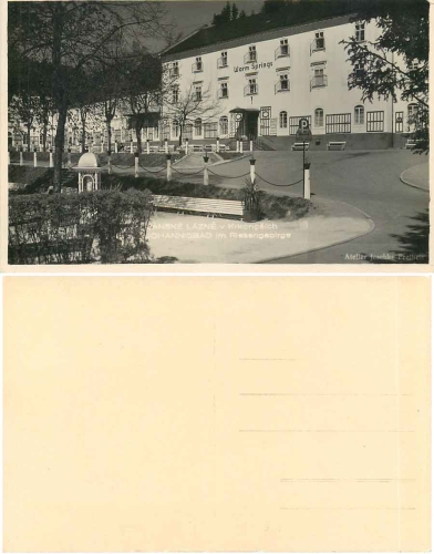 Johannisbad Riesengebirge Kurhaus * ca. 1940