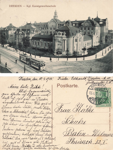 Johannstadt Dresden Ausstellungspalast o 1915