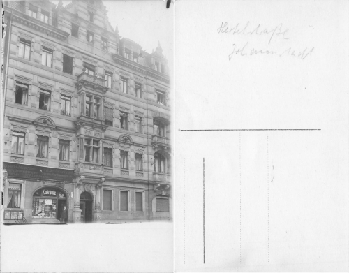 Johannstadt Dresden Hertelstrasse 31 Kraeutergewoelbe E.E. Lehmann Echtfotokarte um 1930
