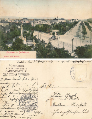 Johannstadt Dresden Stuebelplatz o 1906