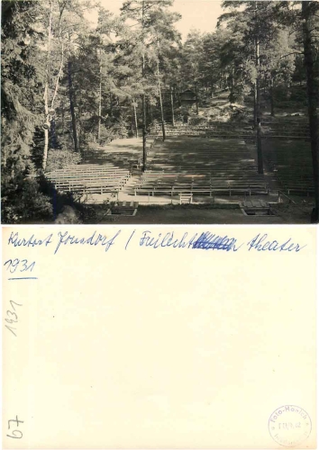 02699 Jonsdorf Freilichttheater Druckvorlage *1962 Hanich1931