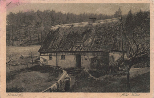 02796 Jonsdorf Zittauer Gebirge Alte Hütte o 1921