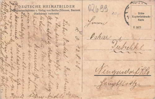 02796 Jonsdorf Zittauer Gebirge Alte Hütte o 1921