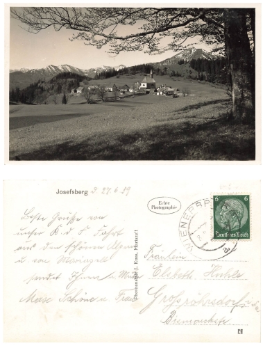Josefsberg  N.-Oe. o 27.6.1939