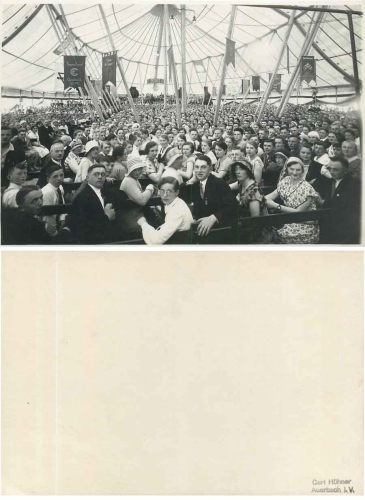 Osnabrueck Youth League for decided Christianity Large photo 17 x 12 cm 1927 Marquee