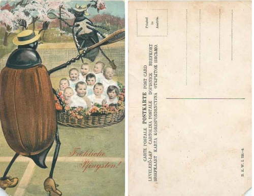 Beetle in human form Pentecost *ca. 1910