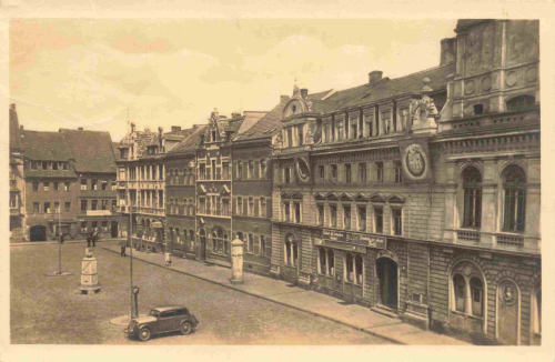 Kahla Thüringen Markt o um 1950