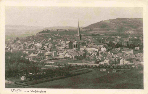 Kahla Thüringen vom Dohlenstein * um 1930