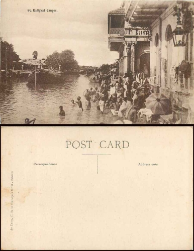 Kalighat Kolkata Ganges * ca. 1920