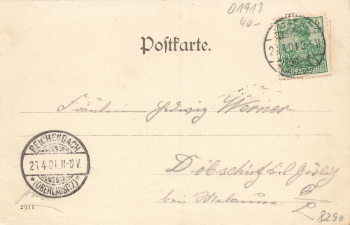 Kamenz Sachsen Hotel goldener Stern o 1901