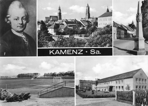 Kamenz Sachsen Mehrbildkarte o 1973