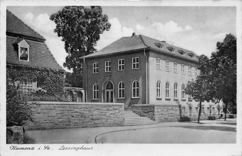 Kamenz Sachsen Lessinghaus o 1943