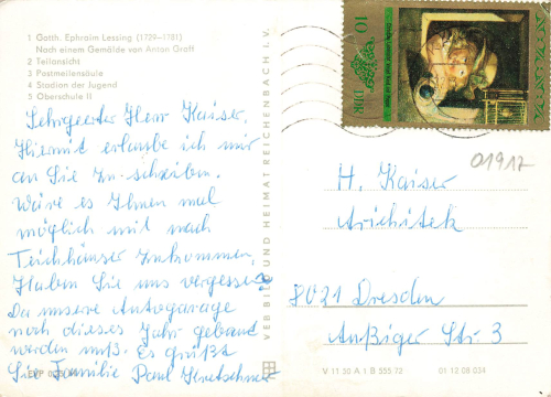 Kamenz Sachsen Mehrbildkarte o 1973