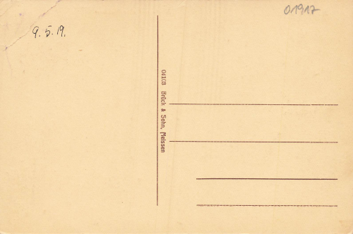 Kamenz Sachsen Kirche und Wallturm * 1919