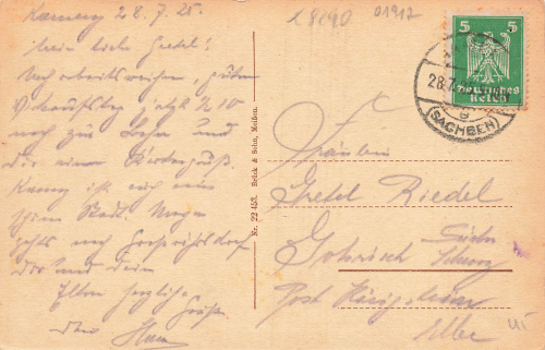 Kamenz Sachsen Markt o 1925