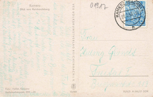 Kamenz Sachsen o 1958