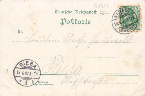 Kamenz Sachsen Litho o 1902