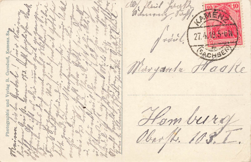Kamenz Sachsen o 1919