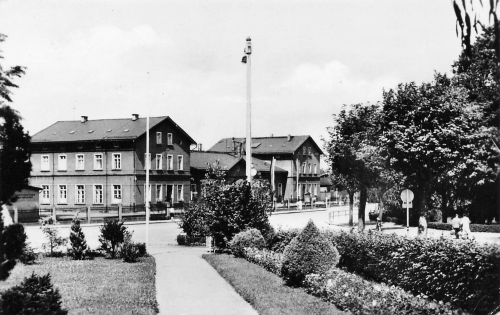 Kamenz Sachsen Bahnhof o 1962