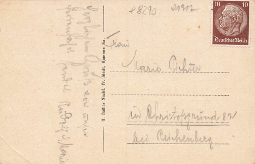 Kamenz Sachsen * um 1930