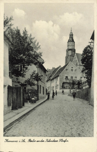 Kamenz Sachsen Pulsnitzer Straße o 1943
