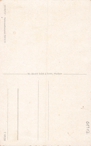 Kamenz Sachsen Markt mit Rathaus * 1958