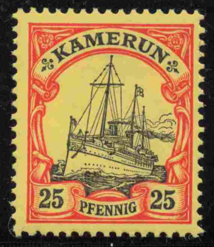 Kamerun Deutsche Post Michel 11 * ungebraucht Kaiseryacht