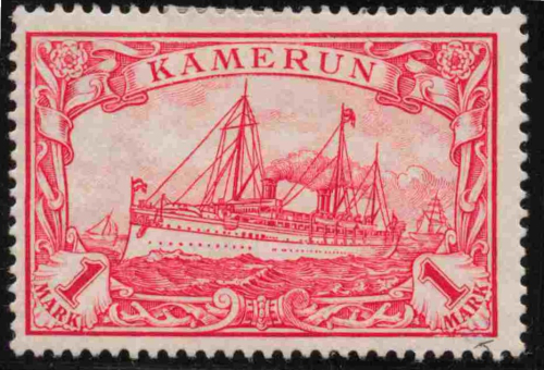 Kamerun Deutsche Post Michel 16 * ungebraucht Kaiseryacht