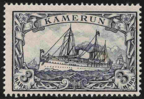 Kamerun Deutsche Post Michel 18 * ungebraucht Kaiseryacht