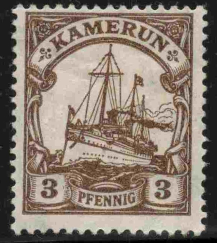 Kamerun Deutsche Post Michel 22 * ungebraucht Kaiseryacht 
