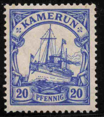 Cameroon German Post Michel 23 * unused Imperial Yacht