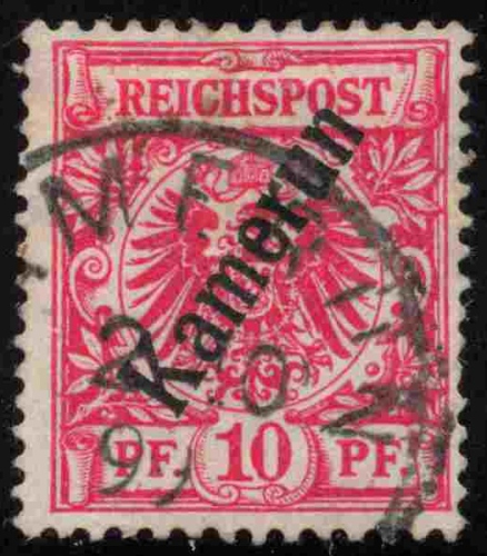 Kamerun Deutsche Post Michel 3 o gestempelt Krone Adler