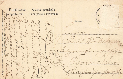 Steamer Gouverneur von Puttkamer Woermann-Linie in the Cameroon River around 1910