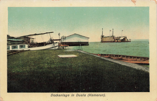 Duala dock system Cameroon * around 1910