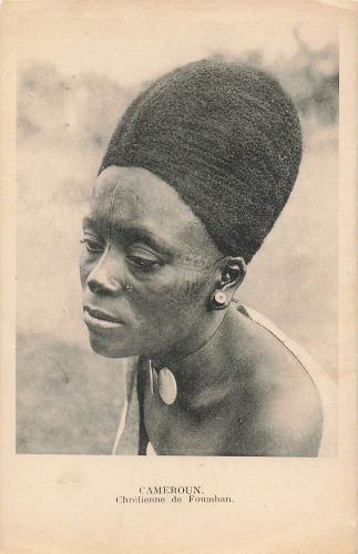 Woman from Cameroon Chretienne de Foumban Cameroun * around 1930