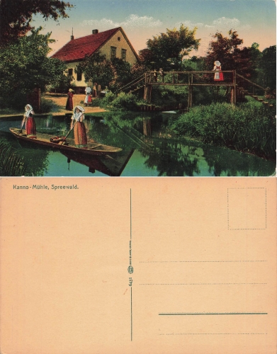 Kanno mill in the Spreewald * around 1920