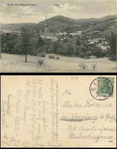 Kappelrodeck o 29.1.1910