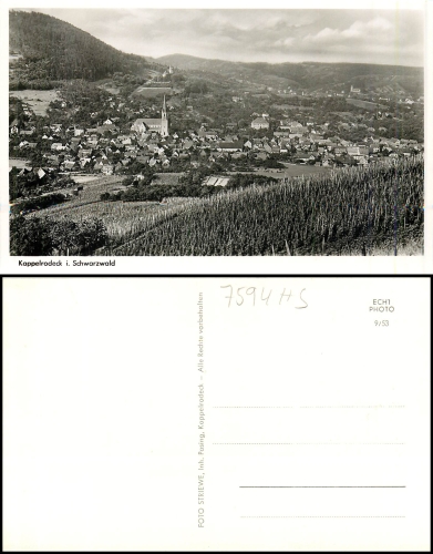 Kappelrodeck Totalansicht *ca. 1950