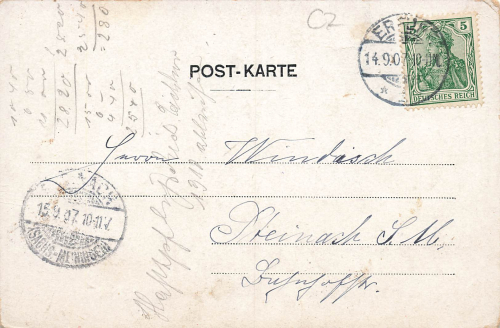 Karlsbad Kaiserbad Böhmen Karlovy Vary Litho o 1907