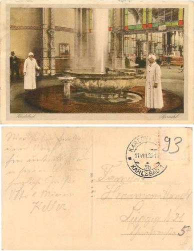 Karlsbad Sprudel o 11.8.1930