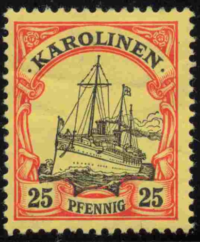 Karolinen Deutsche Post Michel 11 * ungebraucht Kaiseryacht