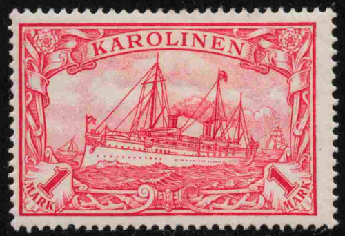 Karolinen Deutsche Post Michel 16 * ungebraucht Kaiseryacht