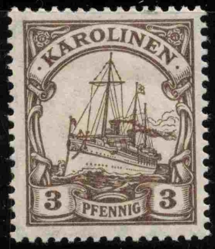 Karolinen Deutsche Post Michel 21 * ungebraucht Kaiseryacht 