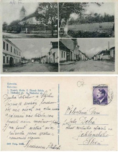Katowitz Katovice Böhmen o 1.6.1944