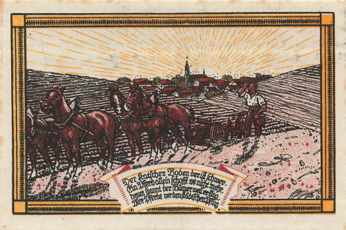 Katscher Oberschlesien Notgeldschein Kietrz 1921