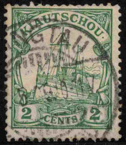 Kiautschou Deutsche Post in China Michel 19 o gestempelt Kaiseryacht
