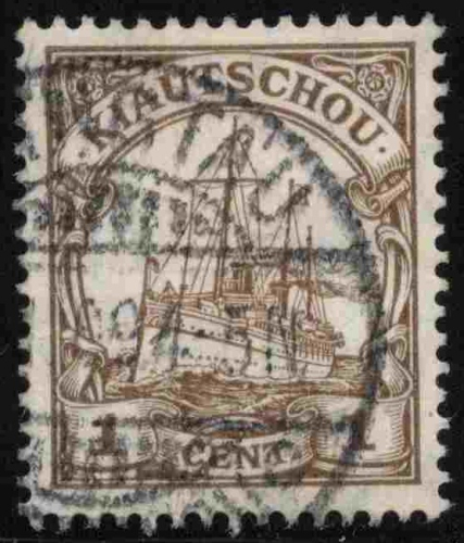 Kiautschou Deutsche Post in China Michel 28 I o gestempelt Kaiseryacht
