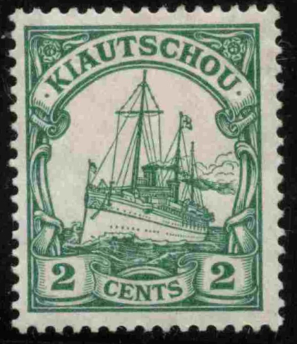 Kiautschou Deutsche Post in China Michel 29b * ungebraucht Kaiseryacht